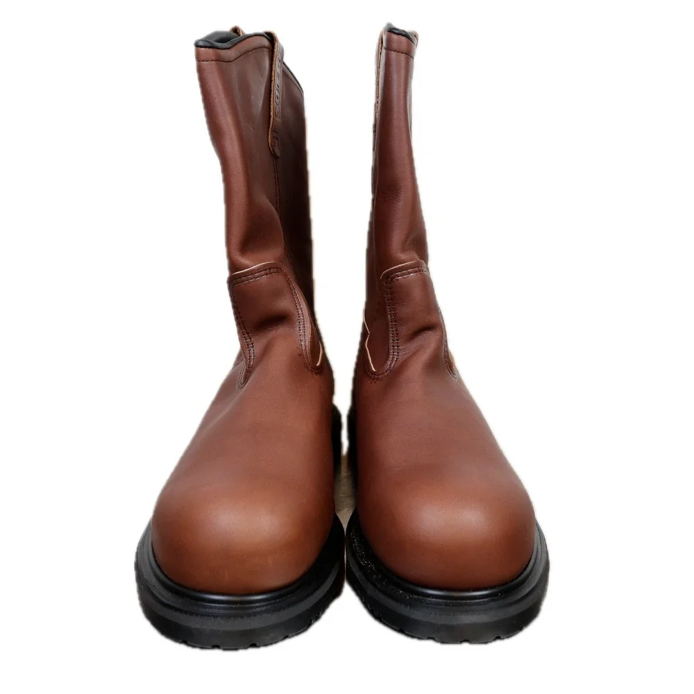 Red Wing Pecos 4441 Boots Mens 11EE Brown Leather Steel Toe EH Insulated USA